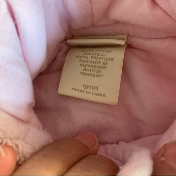 Disney Winnie The Pooh Baby Girl Snowsuit size 9 months Light Pink - Picture 3 of 4